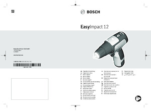 Accu Boor & Schroefmachines Bosch EasyImpact 12
