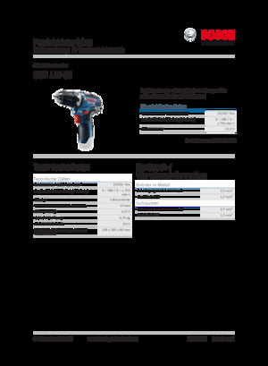 Accu Boor & Schroefmachines Bosch GSR 12V-35