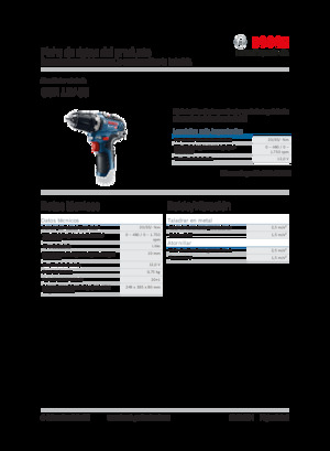 Accu Boor & Schroefmachines Bosch GSR 12V-35