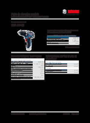 Accu Boor & Schroefmachines Bosch GSR 12V-35