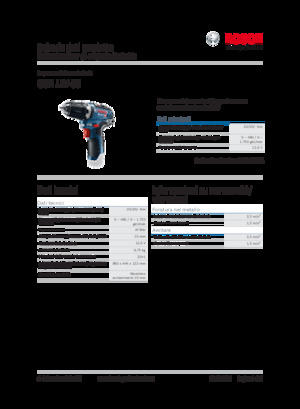 Accu Boor & Schroefmachines Bosch GSR 12V-35