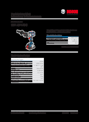 Accu Boor & Schroefmachines Bosch GSR 18V-110 C