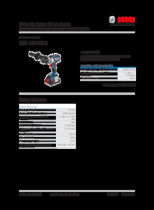 Accu Boor & Schroefmachines Bosch GSR 18V-110 C