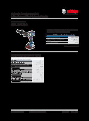 Accu Boor & Schroefmachines Bosch GSR 18V-110 C