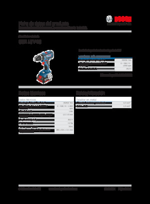Accu Boor & Schroefmachines Bosch GSR 18V-28