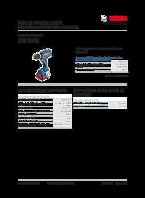 Accu Boor & Schroefmachines Bosch GSR 18V-28