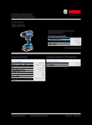 Accu Boor & Schroefmachines Bosch GSR 18V-45