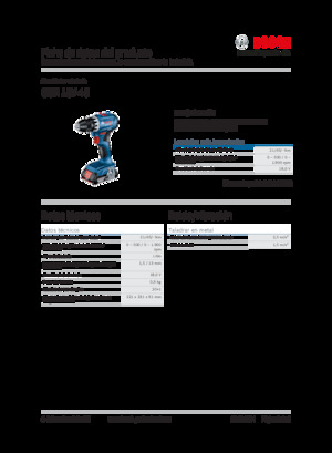 Accu Boor & Schroefmachines Bosch GSR 18V-45