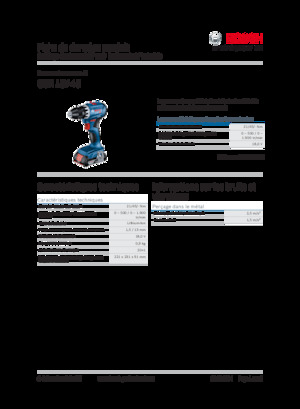 Accu Boor & Schroefmachines Bosch GSR 18V-45