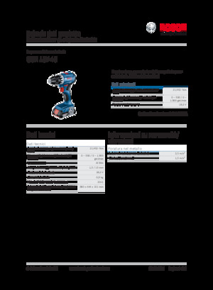 Accu Boor & Schroefmachines Bosch GSR 18V-45