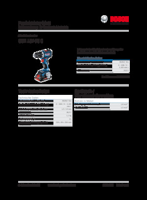 Accu Boor & Schroefmachines Bosch GSR 18V-90 C