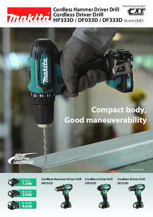 Accu Boor & Schroefmachines Makita DF033D