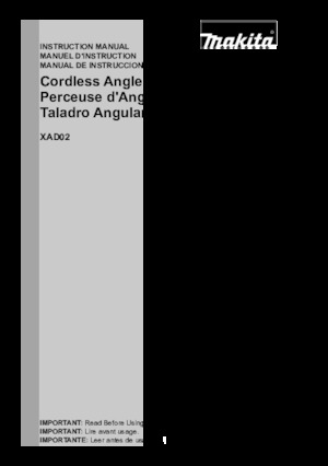 Accu Boor & Schroefmachines Makita XAD02