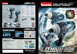 Accu-slagschroevendraaiers en -sleutels Makita BTP140 