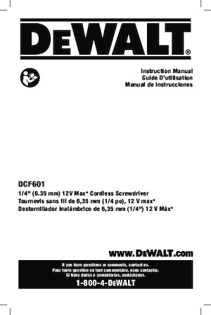 Accu-slagschroevendraaiers en -sleutels DEWALT DCF601F2