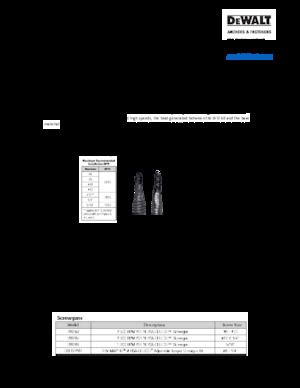 Accu-slagschroevendraaiers en -sleutels DEWALT DCF860B
