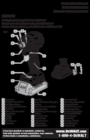 Accu-slagschroevendraaiers en -sleutels DEWALT DCF870B