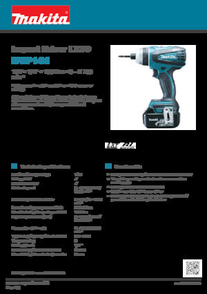Accu-slagschroevendraaiers en -sleutels Makita DTP141