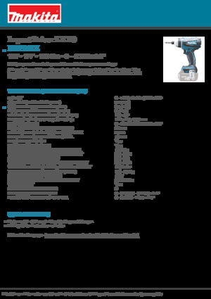 Accu-slagschroevendraaiers en -sleutels Makita DTP141Z
