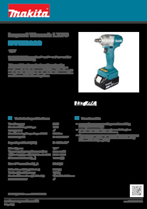 Accu-slagschroevendraaiers en -sleutels Makita DTWA260