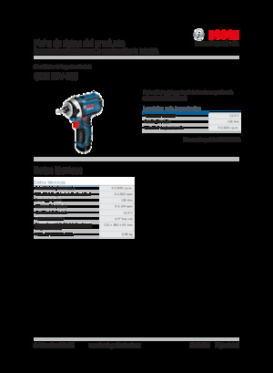 Accu-slagschroevendraaiers en -sleutels Bosch GDR 12V-105