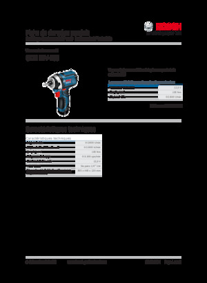 Accu-slagschroevendraaiers en -sleutels Bosch GDR 12V-105