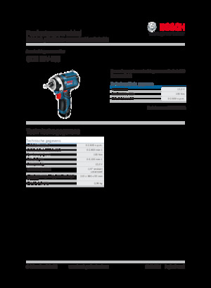 Accu-slagschroevendraaiers en -sleutels Bosch GDR 12V-105