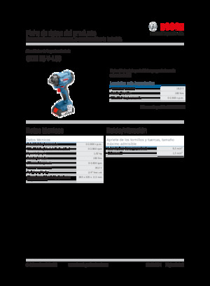 Accu-slagschroevendraaiers en -sleutels Bosch GDR 18V-160