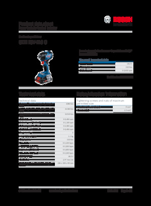 Accu-slagschroevendraaiers en -sleutels Bosch GDR 18V-210 C