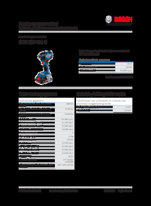 Accu-slagschroevendraaiers en -sleutels Bosch GDR 18V-210 C