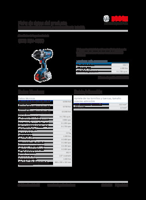Accu-slagschroevendraaiers en -sleutels Bosch GDS 18V-1000