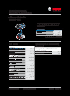 Accu-slagschroevendraaiers en -sleutels Bosch GDS 18V-1000