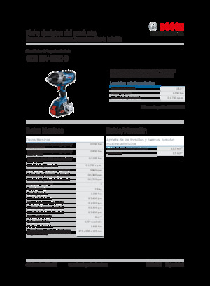 Accu-slagschroevendraaiers en -sleutels Bosch GDS 18V-1000 C