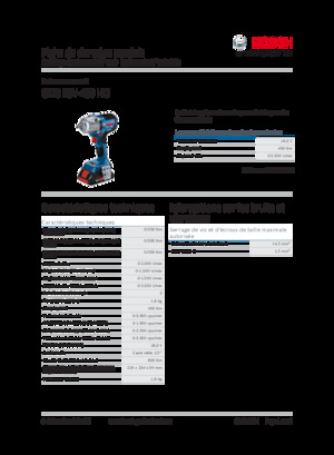 Accu-slagschroevendraaiers en -sleutels Bosch GDS 18V-450 HC