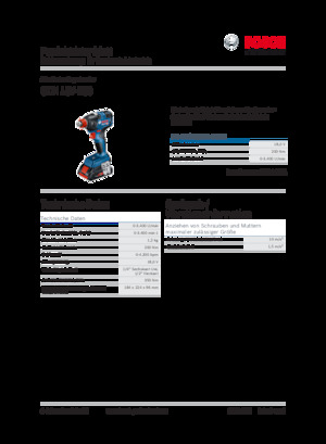 Accu-slagschroevendraaiers en -sleutels Bosch GDX 18V-200