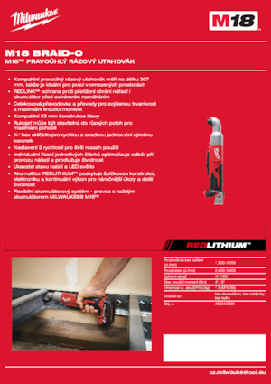 Accu-slagschroevendraaiers en -sleutels Milwaukee M18 BRAID-0