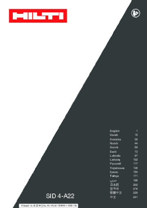 Accu-slagschroevendraaiers en -sleutels Hilti SID 4-A22