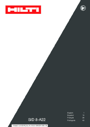 Accu-slagschroevendraaiers en -sleutels Hilti SID 8-A22 