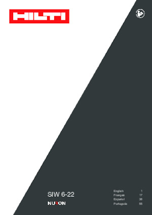 Accu-slagschroevendraaiers en -sleutels Hilti SIW 6-22 ½ 