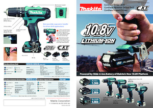 Accu-slagschroevendraaiers en -sleutels Makita TD110D