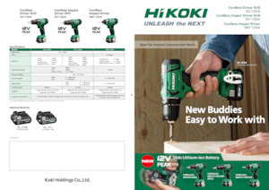 Accu-slagschroevendraaiers en -sleutels HiKOKI WH12DA