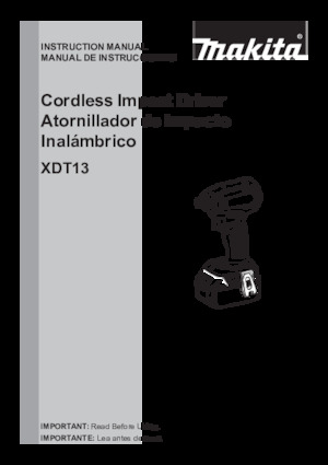 Accu-slagschroevendraaiers en -sleutels Makita XDT131