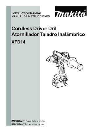 Accu-slagschroevendraaiers en -sleutels Makita XDT14T