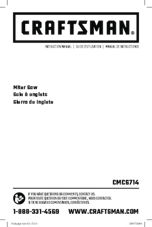 Accugereedschaploze verstekzagen Craftsman CMCS714M1 