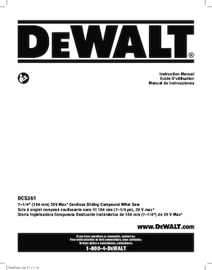 Accugereedschaploze verstekzagen DEWALT DCS361M1