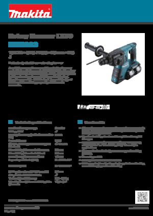 SDS-draaihamers Makita DHR263
