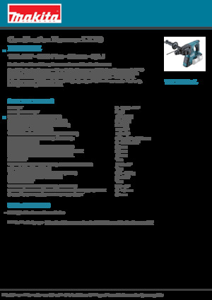 SDS-draaihamers Makita DHR263Z