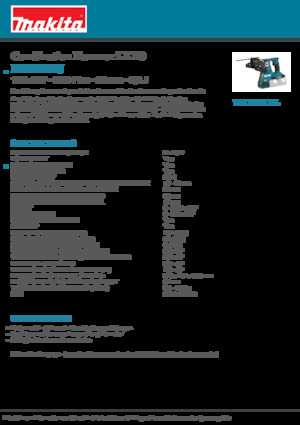 SDS-draaihamers Makita DHR280ZJ