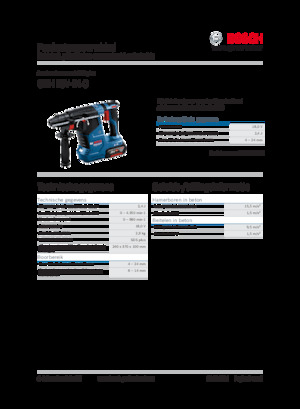 SDS-draaihamers Bosch GBH 18V-24 C 