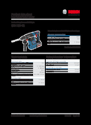 SDS-draaihamers Bosch GBH 18V-26